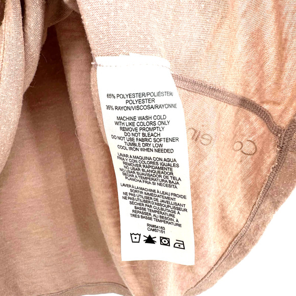 Calvin Klein‎ performance line tank top size large wicking peach pink color - Picture 5 of 5